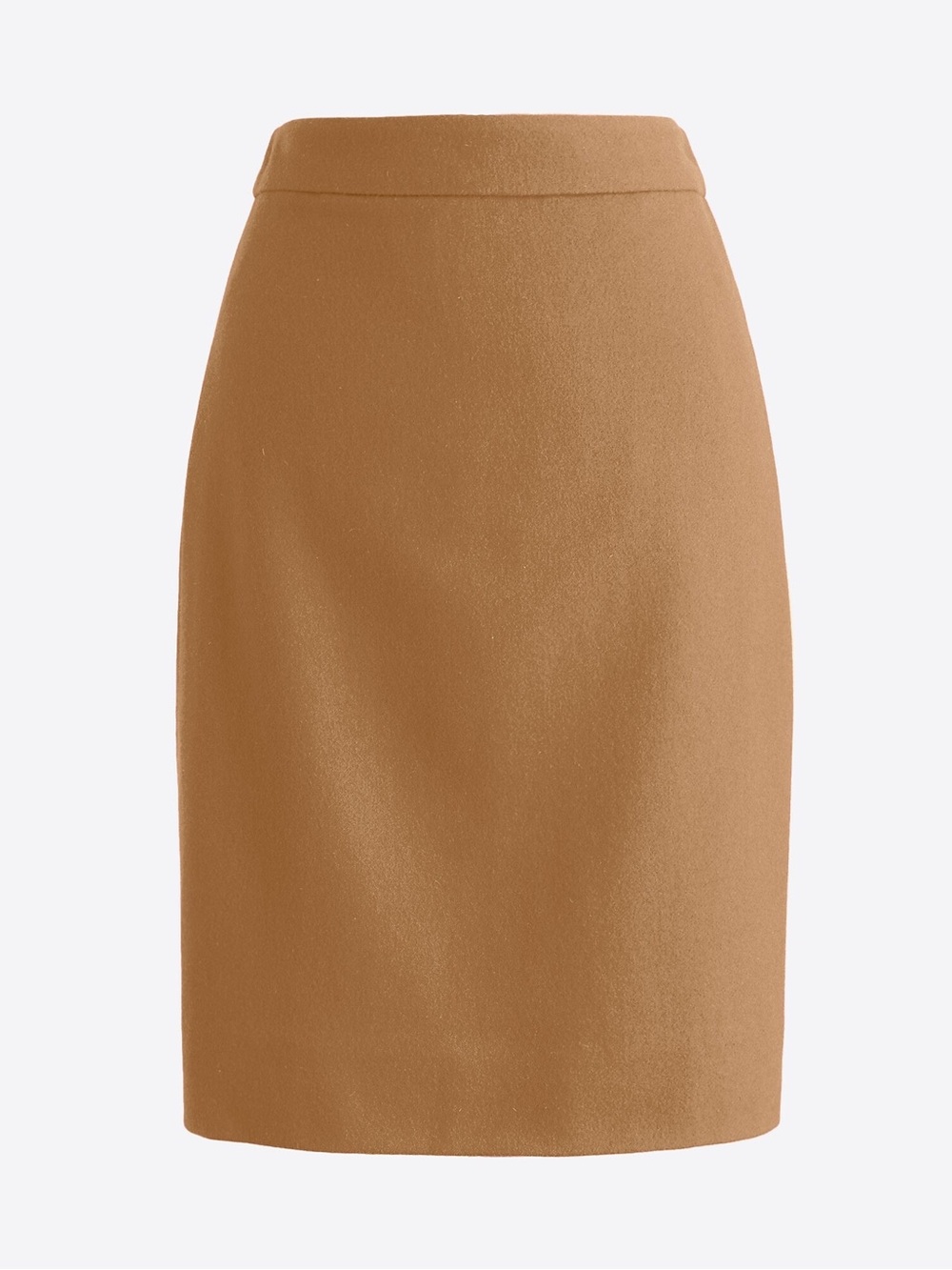 NWT J. Crew Pencil Skirt in Double Serge Wool - Walnut